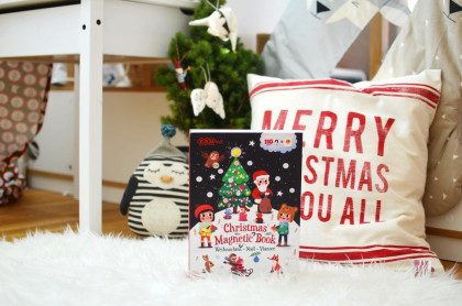Magnetická kniha Vianoce – Christmas Magnetic Book Edukid