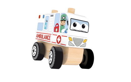 Skladacie drevené auto ambulancie J'adore