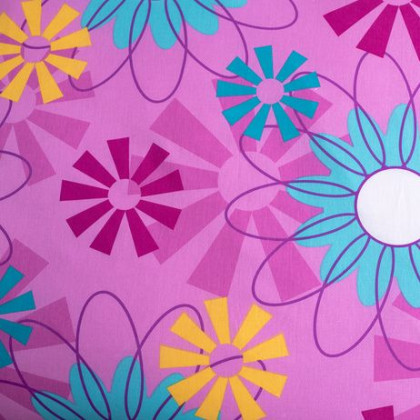Obliečky Minnie "Bows and Flowers" 140 x 200, 70 x 90 cm Jerry Fabrics