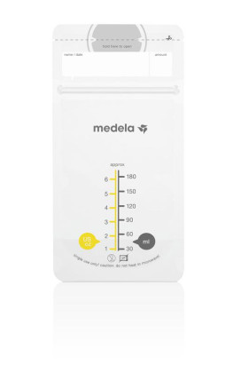 Vrecká na skladovanie mlieka, 180 ml Medela