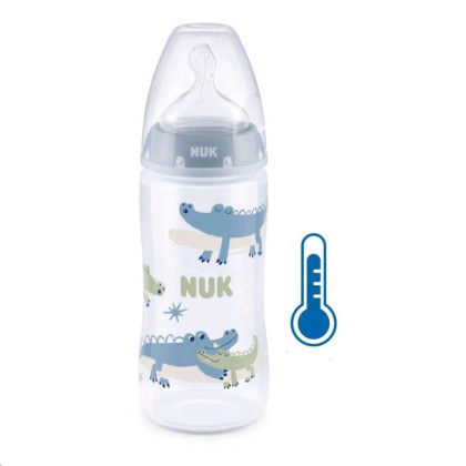 Dojčenská fľaša NUK FC+Temperature Control 300 ml BOX-Flow Control cumlík