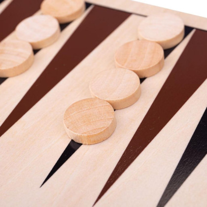 Drevený backgammon Bigjigs Toys