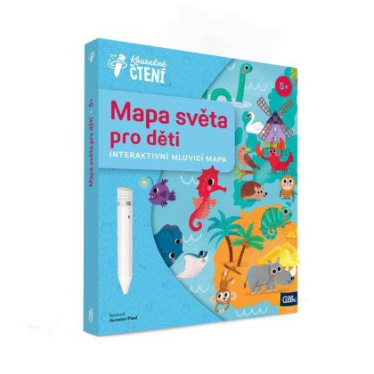 Kúzelné čítanie Mapa sveta pre deti