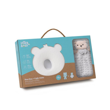 Set Méďa - ergonomický vankúšik + prítulka