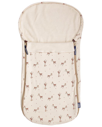 Letný fusak z bio bavlny do kočíka aj autosedačky