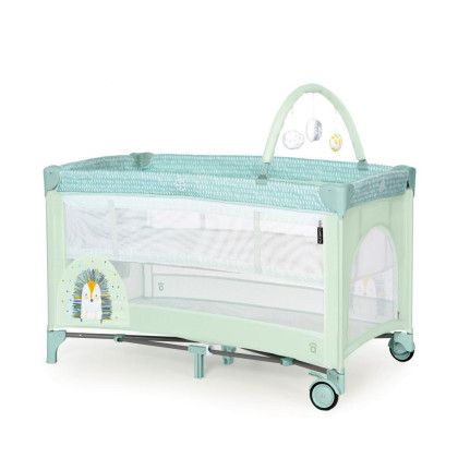 Complet duo cestovná postieľka s druhým dňom a hrazdičkou Asalvo