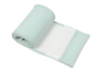 Mušelínový mantinel do postieľky Bump Air 180 x 30 cm Babymatex