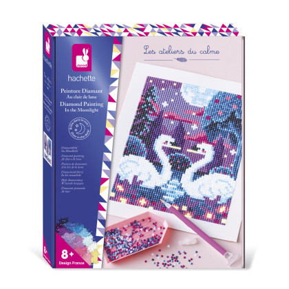 Kreatívna sada Maxi Mesačný svit Maľovanie diamanty Janod Atelier