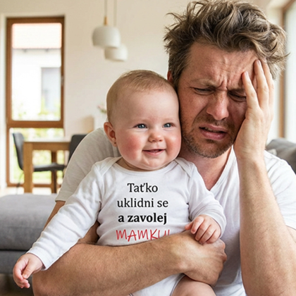 Body s potlačou New Baby a zavolaj Mamku!
