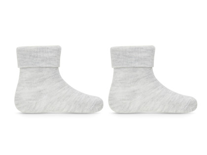 Dojčenské ponožky BIO bavlna sv. šedé Be Snazzy