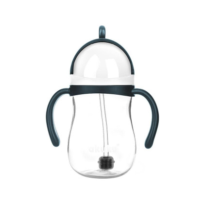 Kúzelná fľaša so slamkou a závažím Akuku 280 ml