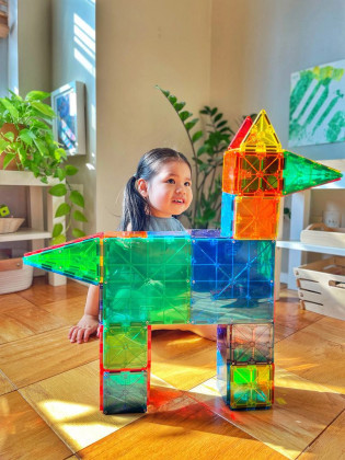 Magnetická stavebnica 100 dielov Magna Tiles
