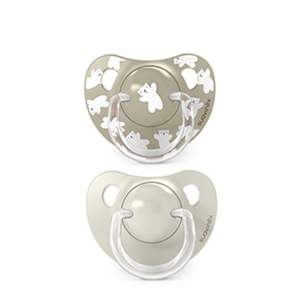 Cumlík anatomický silikón Wild & Free 18 m+ 2 ks Suavinex