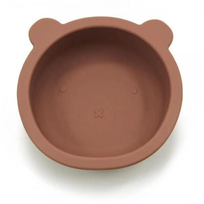 Silikónová miska s prísavkou Macko 12 cm