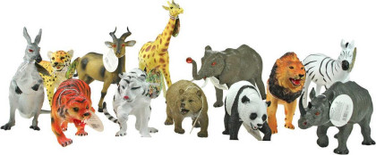 Safari zvieratká 22-30cm 1 ks