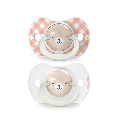 Cumlík fyziologický Deň & Noc silikón Wild & Free 0-6 m 2 ks Suavinex