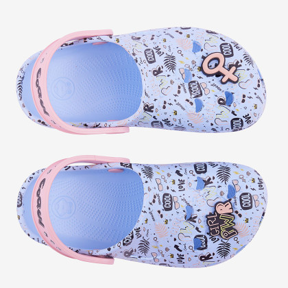 Detské nazúvaky clogsy Little Frog Girl Pwr Coqui