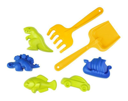 Pieskový set s grófmi a lopatkou 7 dielov