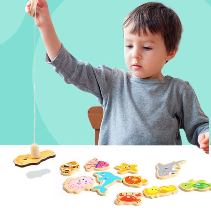 Chytanie rybičiek Tooky Toy