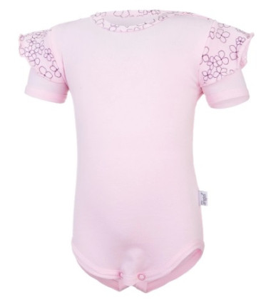 Body tenké Tlač krátky rukáv Outlast® UV 50+ Ružové baby