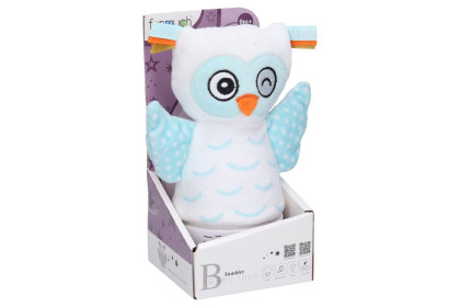Zaspávacia sova Roly Poly s efektmi 16 cm