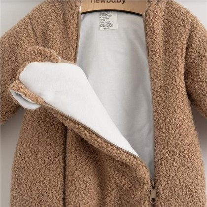 Dojčenský zimný overal New Baby Teddy Winter