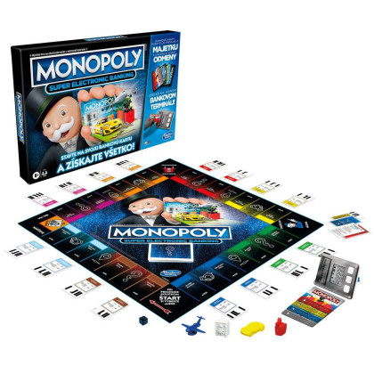 Monopoly Super Elektronické bankovníctvo SK verzia Hasbro