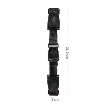 Zámok bezpečnostných pásov pre autosedačky Deluxe Black Zopa