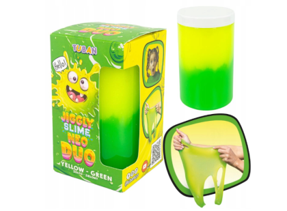Sliz Neo duo Jiggly Slime žlto zelený 430 g
