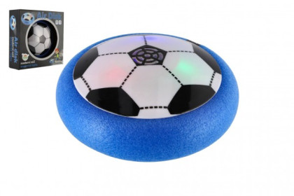 Air Disk futbalová lopta vznášajúca sa 14 cm so svetlom