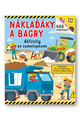 Nákladiaky a bagre - 400 samolepiek