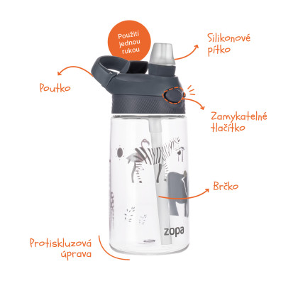 Fľaša tritán šport 480 ml Zopa
