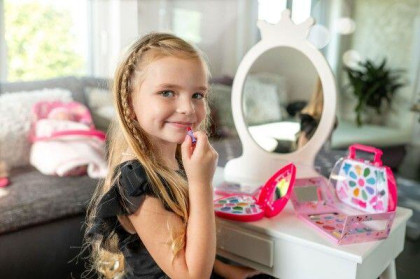 Detská sada líčenie beauted paletka srdca so zrkadielkom