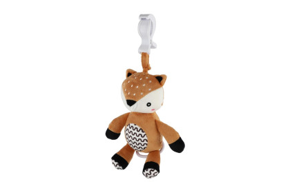 Naťahovací hrací strojček plyš 30 cm záves na postieľku/kočík Babyted