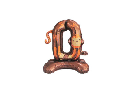 Narodeninové nafukovacie číslice stojace zvieratká