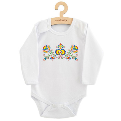 Detské body s potlačou Ľudový vzor New Baby