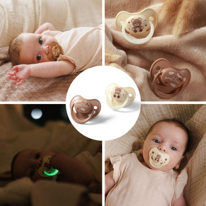 Cumlíky silikónové anatomické 0 - 6 m, 2 ks BabyOno