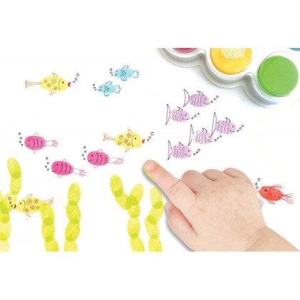 Atramentové vankúšiky na odtlačky prstov 6 ks Créa Lign