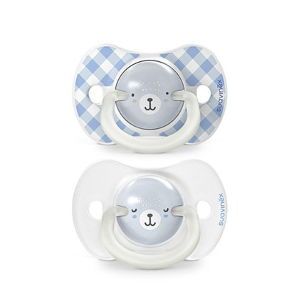 Cumlík fyziologický Deň & Noc silikón Wild & Free 0-6 m 2 ks Suavinex