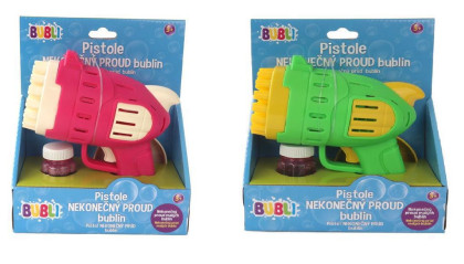 Pištoľ Nekonečný prúd bublín