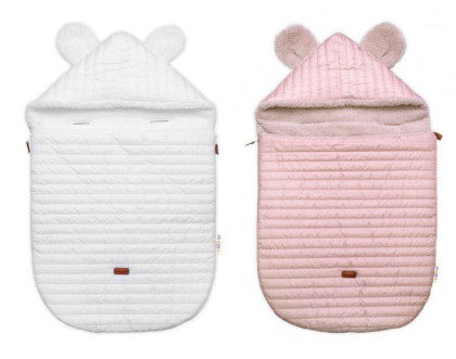 Prešívaný fusak 2 v 1 s kapucňou a luna podšívkou Made with Love Baby Nellys