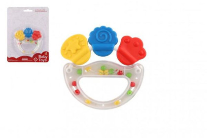 Hrkálka / Hryzátko plast / silikón 10 cm