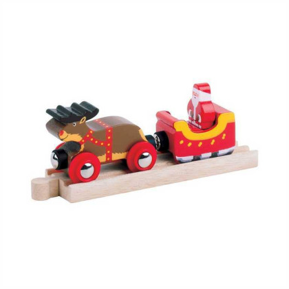 Santovo záprah + koľaj Bigjigs Rail