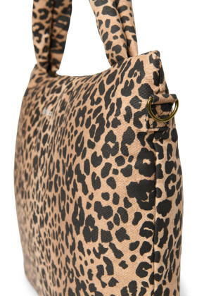 Cotton Diaper Bag - prebaľovacia taška Brown Leopard Studio Noos