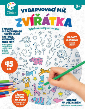 Vyfarbovacia lopta zvieratka Arto