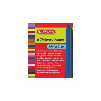 Atramentové bombičky 2 x 6ks - modré Herlitz