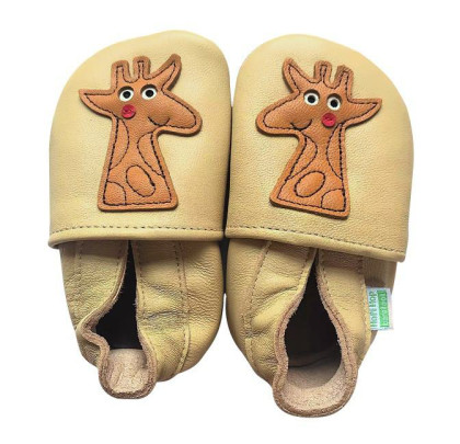 Kožené capáčky Barefoot Veľ. XL (18-24 mes.) Hopi Hop