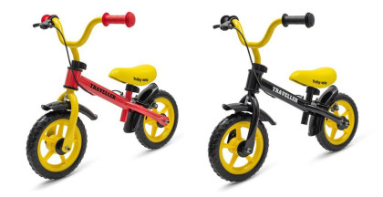 Detský balančný bicykel s brzdou Traveller Baby Mix
