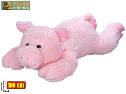 Plyšové prasa ležiace, 100 cm Plush Friends 0 m+