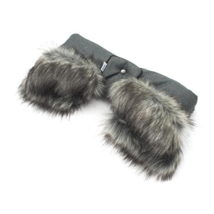 Rukávnik na kočík 2v1 New Baby s kožušinkou